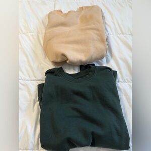 TWO PACK Green and Tan Men's Sweater Set